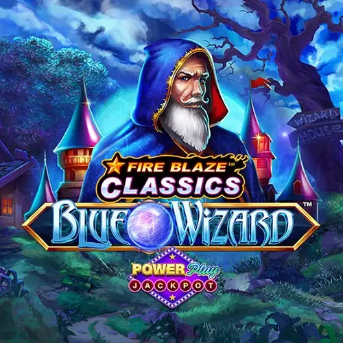 Fire Blaze Blue Wizard PowerPlay Jackpot